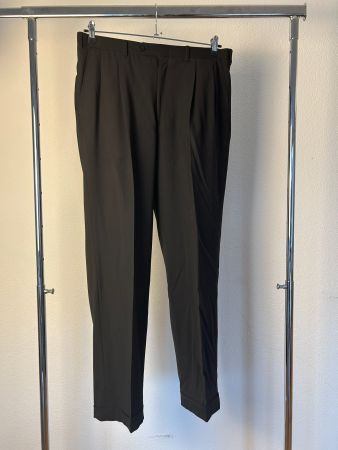 Brioni Black Wool Trouser