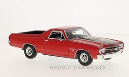 Chevrolet El Camino Pick Up 1970 rot / schwarz     1:24