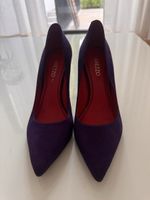 Arezzo Purple Suede Pointed-Toe Pumps – EU 40 – 10 cm Heel
