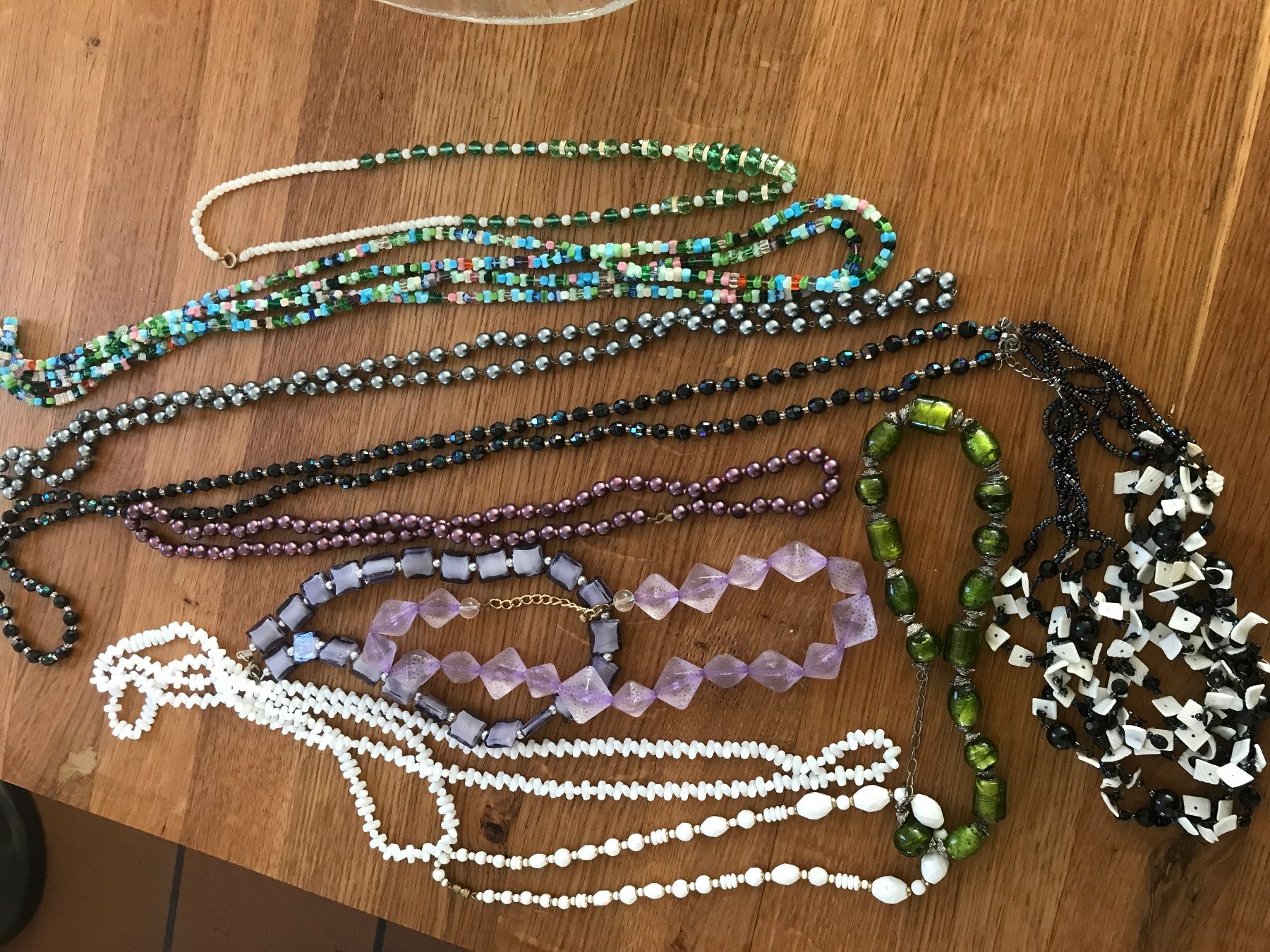 Altri gioielli: Halsketten Modeschmuck, Bijouterie, 11 Stk, – Usato da Wettingen venduto da Andres54