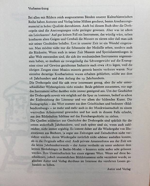 Musikinstrumente: Drehorgeln – Gebraucht aus Adliswil von Heimite 2