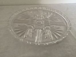 Glas Tortenschale
