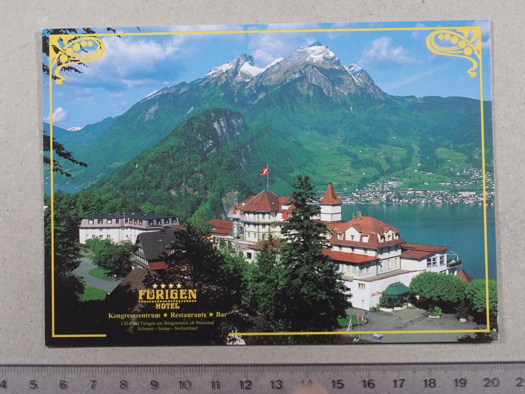 Ansichtskarten: Hotel Fürigen, Stansstad – Gebraucht aus Lenzburg von fh1