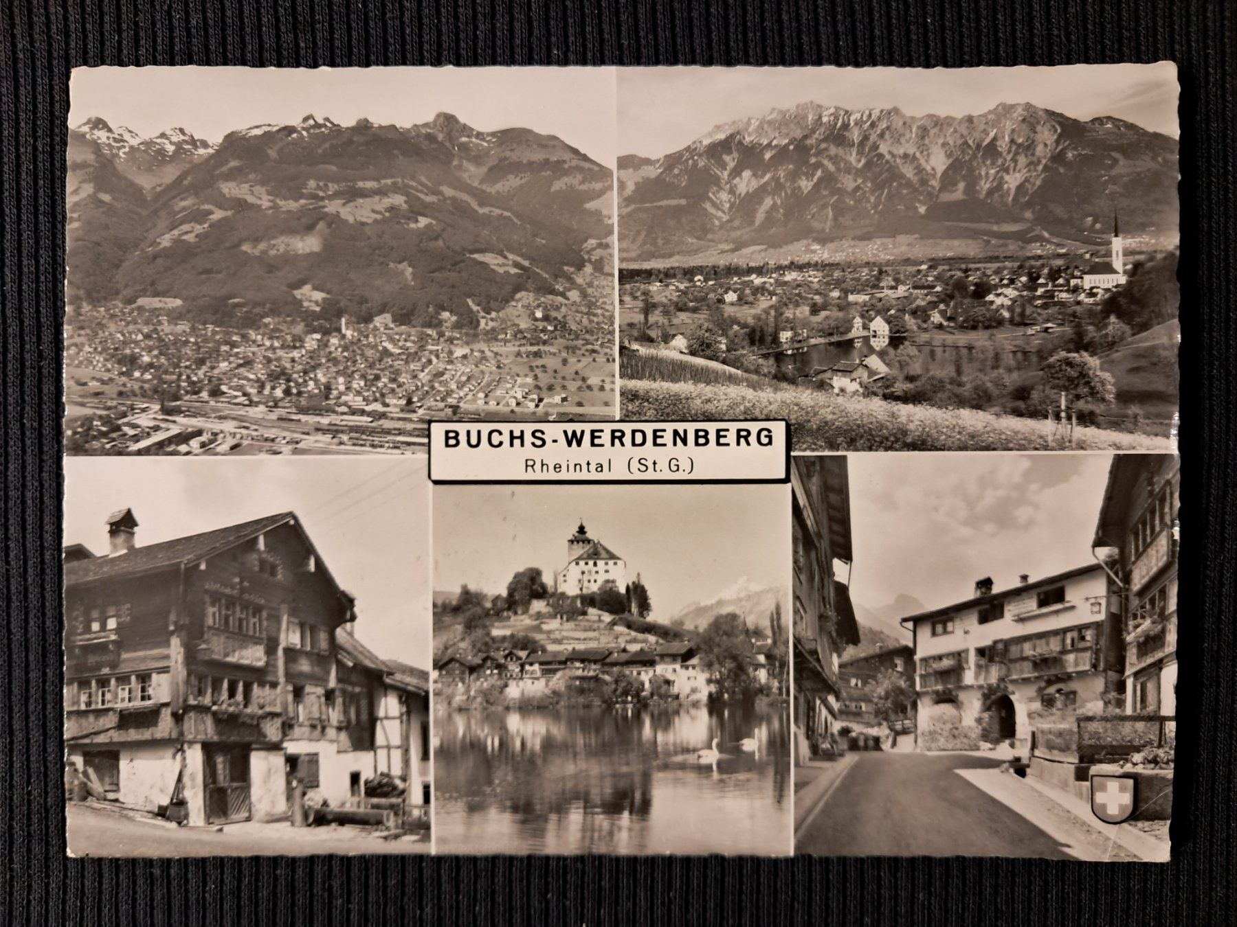 Cartoline postali: BUCHS - WERDENBERG 1957 . – Usato da Ponto Valentino venduto da giorgia06