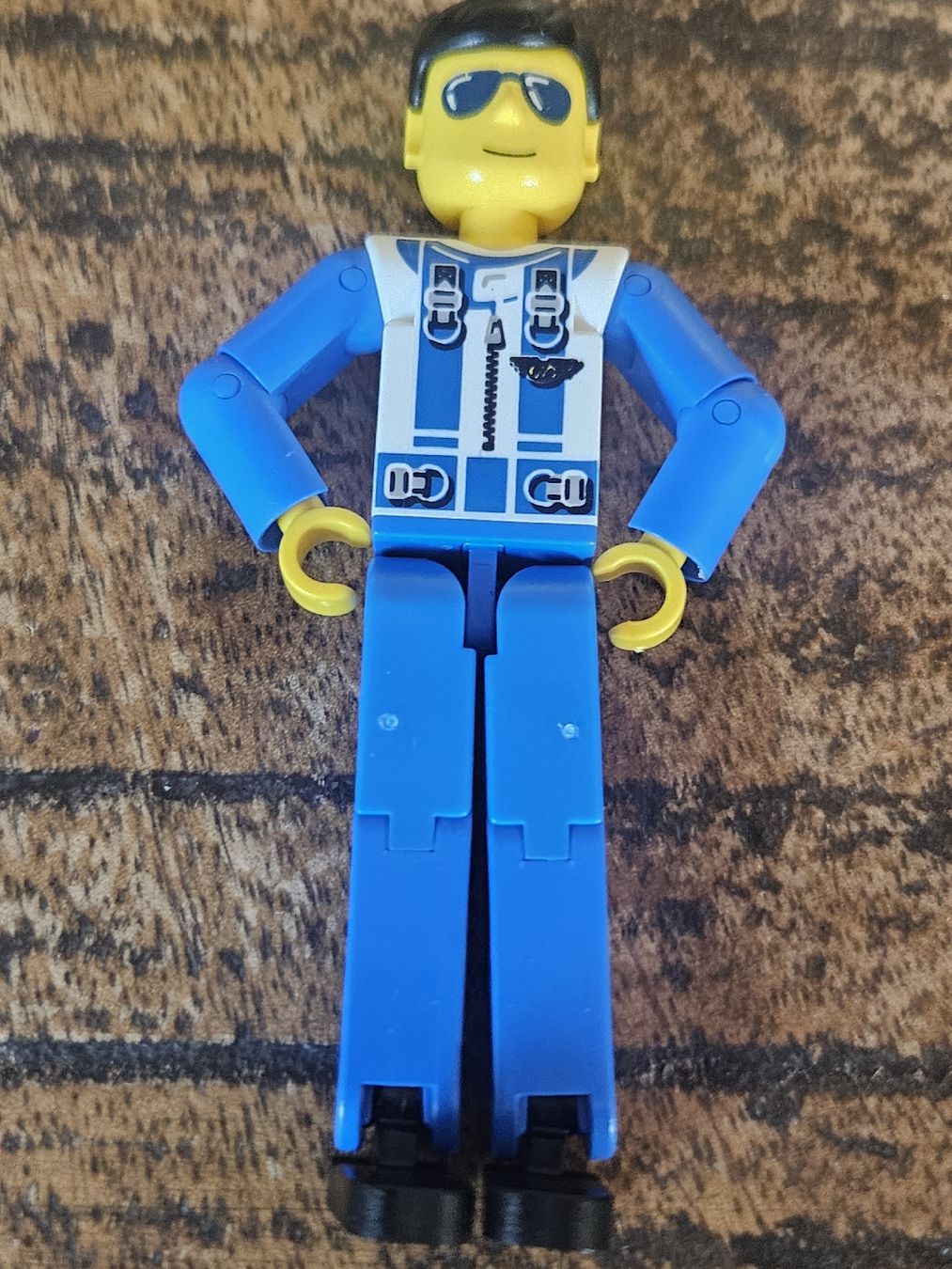 Lego Kit di costruzioni: lego figurine tech038 Technic Figure Blue Legs,  – Usato da Confignon venduto da Ecrofigs