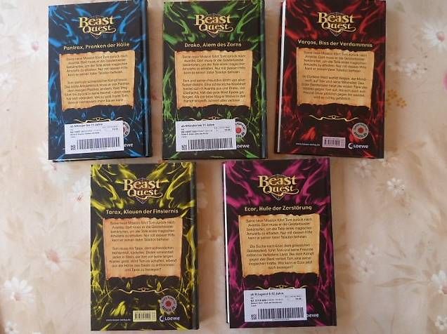 Libri: Buch Beast Quest Stückpreis Fr.5.50 – Usato da Ueken venduto da dale02