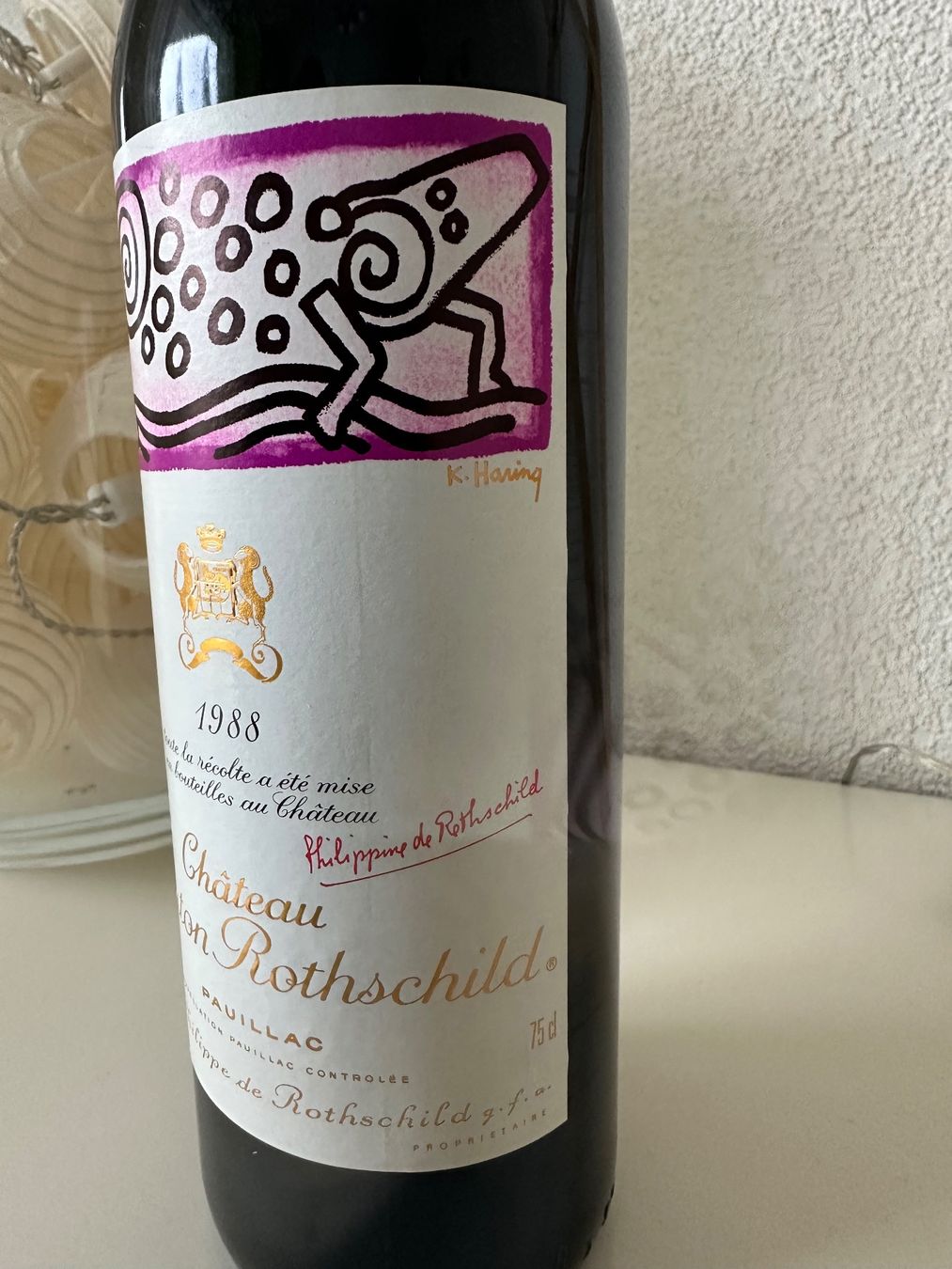 Mouton Rothschild Vino: Château Mouton Rothschild 1988 – Nuovo (secondo la descrizione) da Yens venduto da Rilou80 3