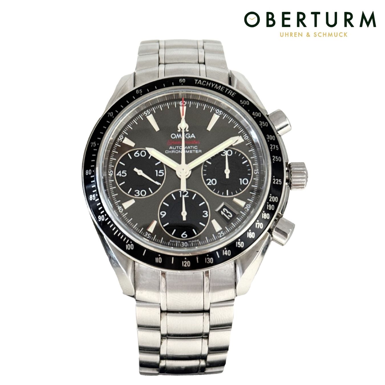Omega Uhren: Omega Speedmaster Date Chronograph 40mm – Gebraucht aus Brugg AG von Oberturm