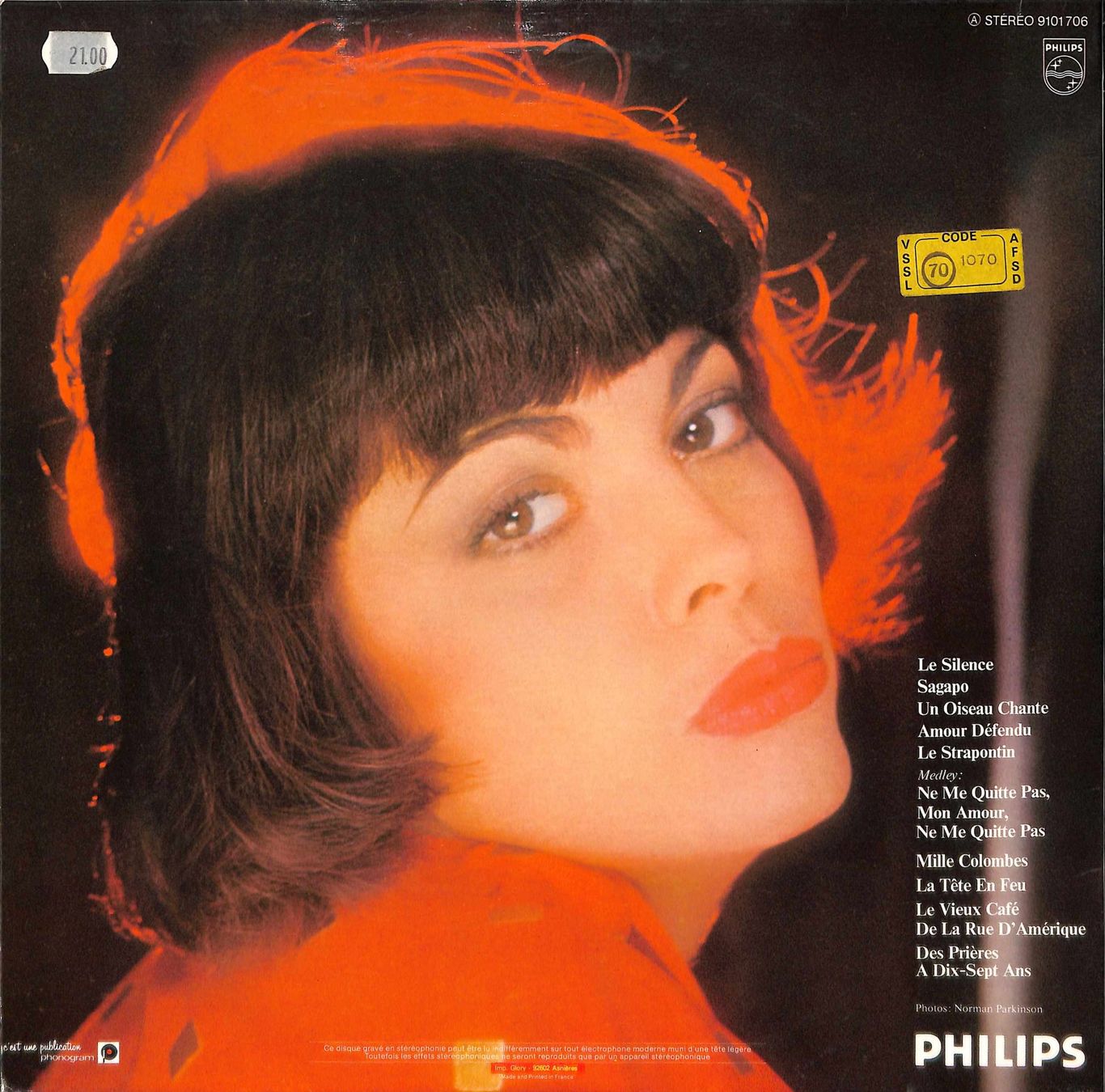 Schallplatten: LP Mireille Mathieu - Mille Colombes – Gebraucht aus Trimmis von Beax72 1
