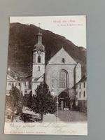 Alte PK Gruss aus Chur - St Lucius Cathedrale Gelaufen 1901
