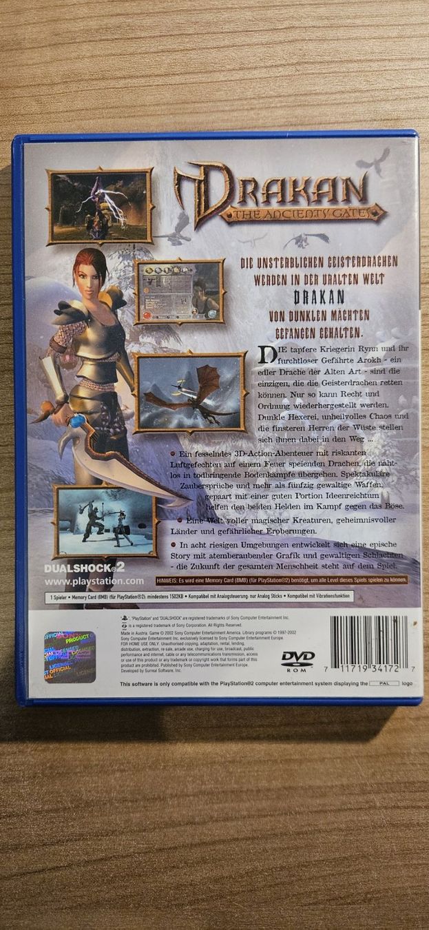 Sony Giochi: Drakan - The Ancients Gates – Usato da Winterthur venduto da Men_in_black 1