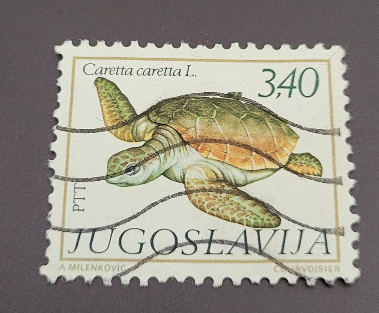 Tutti i francobolli: Jugoslawien 1980 Schildkröten – Usato da St Gallen venduto da Stampsalshobby