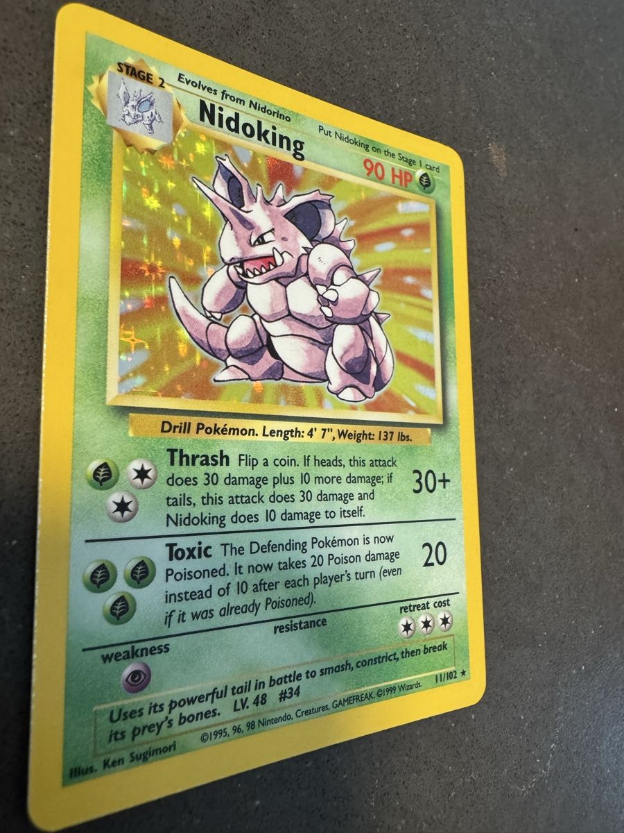 Pokémon Cartes à collectionner: Nidoking - Base Set 🇬🇧 - 11/102 – D'occasion à Cadro par kiks27 1