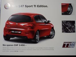 Prospekt Alfa Romeo 147 Edizioni Speciali  mit Sport TI