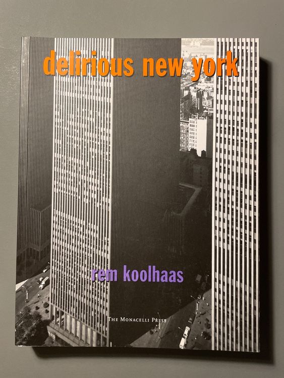 Rem Koolhaas Delirious New York Kaufen auf Ricardo