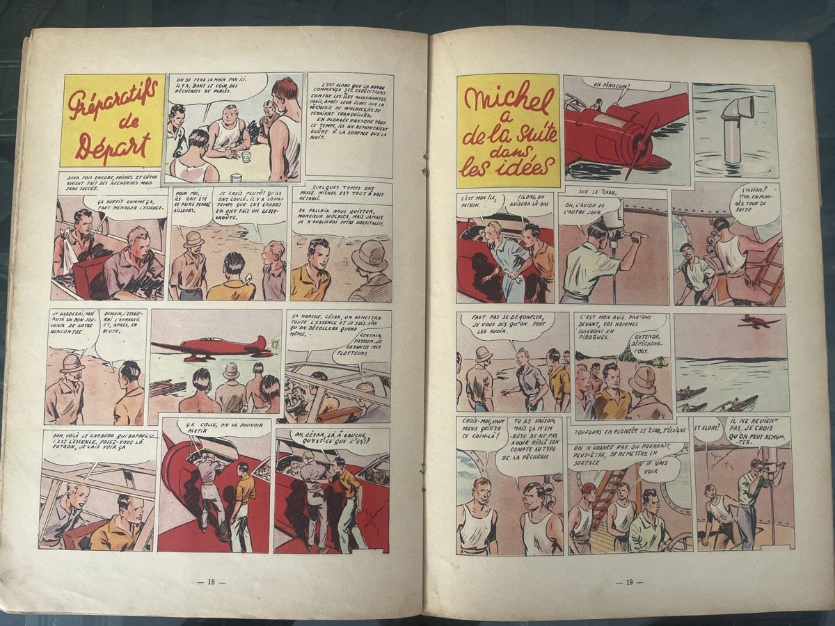 BD: G. Bourdin 1946, L’Ile à Eclipse 32 pages  – D'occasion à Gockhausen par London95 3