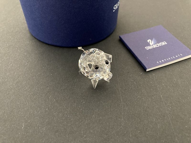 Swarovski Statuette: maialino 010028 – Nuovo e nell'imballaggio originale da Airolo venduto da Hmagnum
