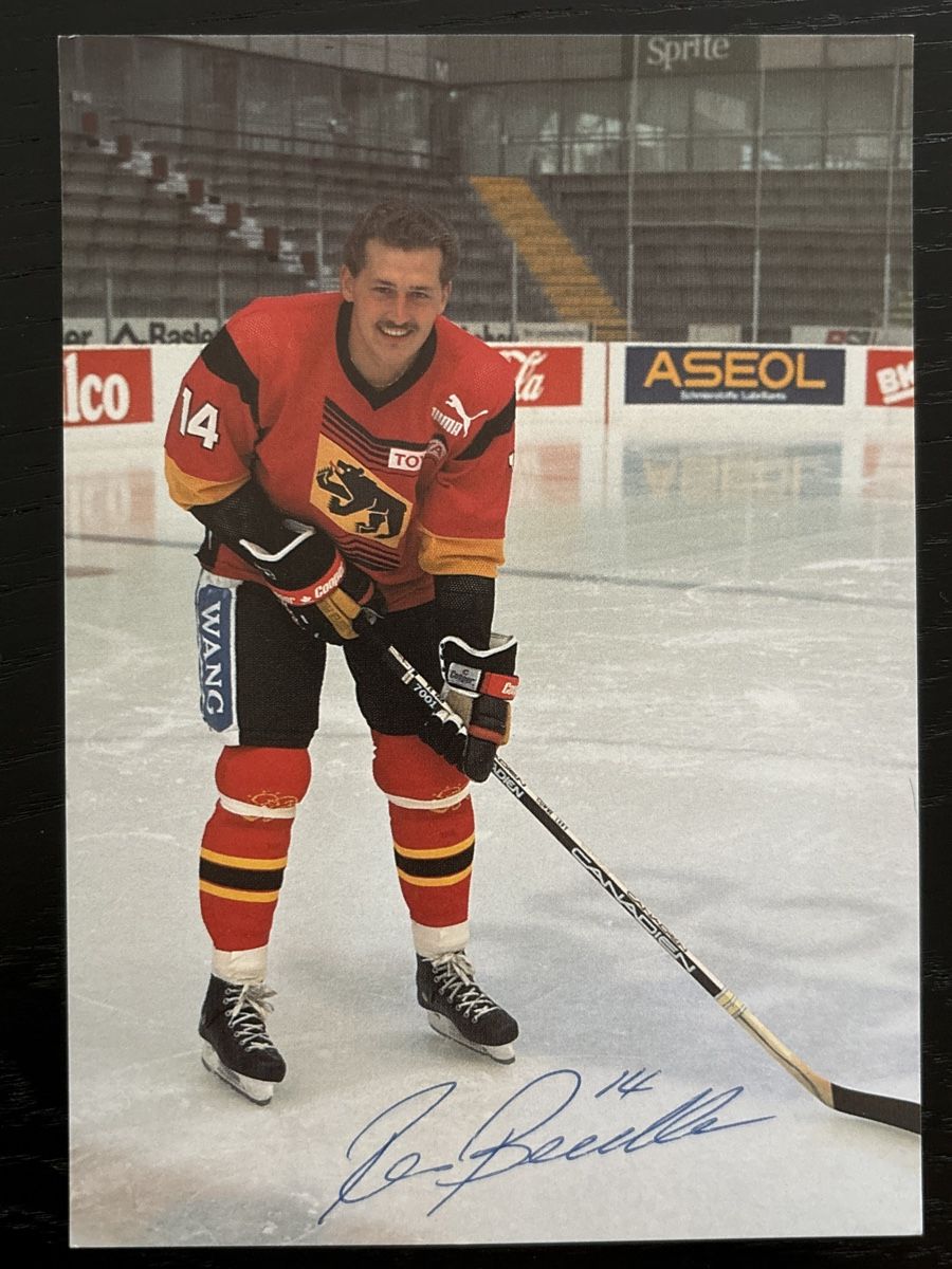 Autografi: Signierte Autogrammkarte Andreas Beutler SCB – Usato da Uetendorf venduto da hoisle