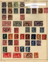 Frankreich Sammlung 1 Seite (AZ470)