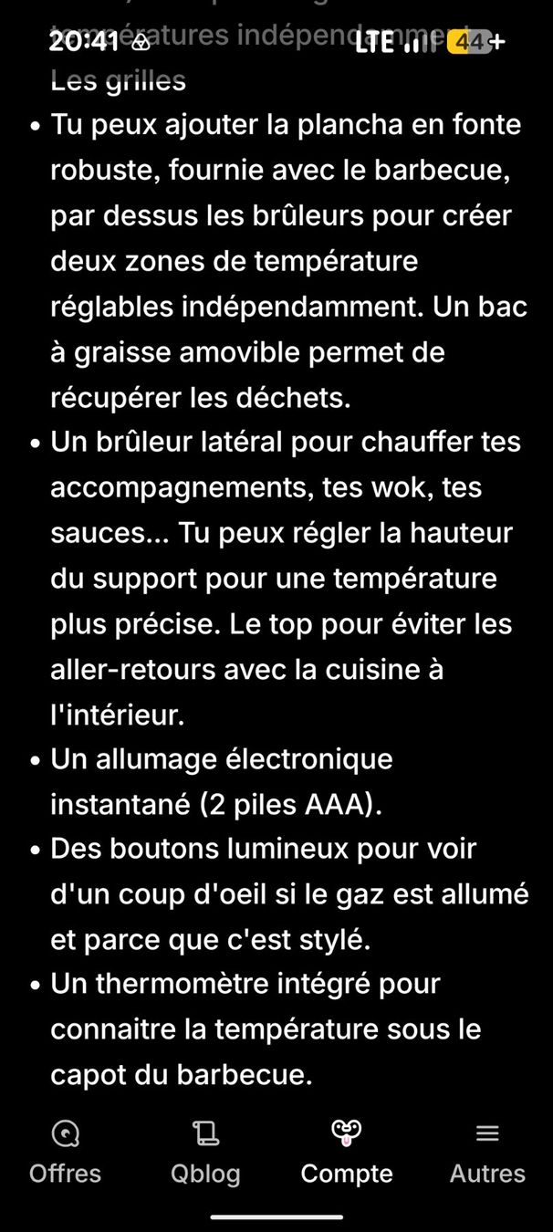 Outdoorchef Griglie: Plancha Outdoorchef neuf (plancha en fonte inclus) + housse – Nuovo e nell'imballaggio originale da Morges venduto da eri_q6hd 5