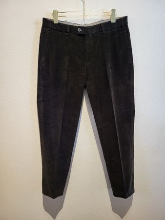 HANGARTNER ZURICH - Velours Côtelé Noir, Parfait État, 52