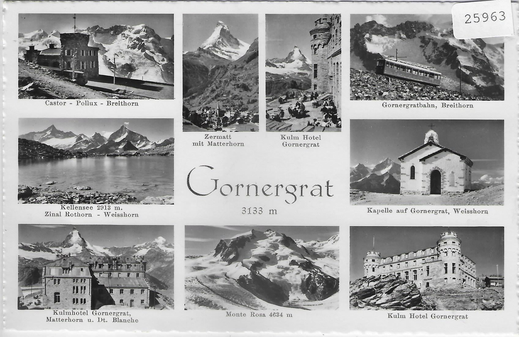 Ansichtskarten: Gornergrat - Multiview – Antik aus Ettingen von Kartenplanet