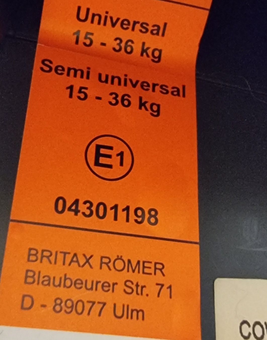 Britax Römer Seggiolini per auto: Britax Römer Kindersitz Kidfix – Usato da Konolfingen venduto da Goofy021 4