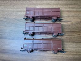 Lima 3 Stk. Güterwagen der SJ in DC