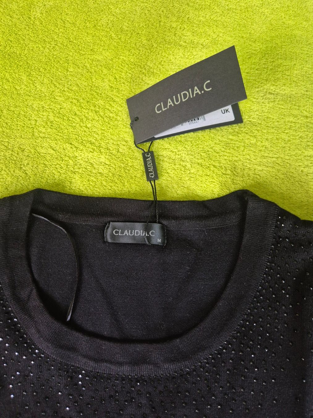 Maglioni & Felpe: Eleganter Pullover mit Pailletten, schwarz, Grösse M, NEU – Nuovo (secondo la descrizione) da Winterberg ZH venduto da Gemini63 2