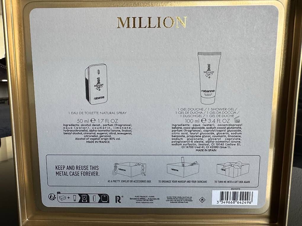Parfum & Eau de Toilette: Paco Rabanne 1 million Duft Set Geschenkset – Gebraucht aus Stein AG von Marcster99 2