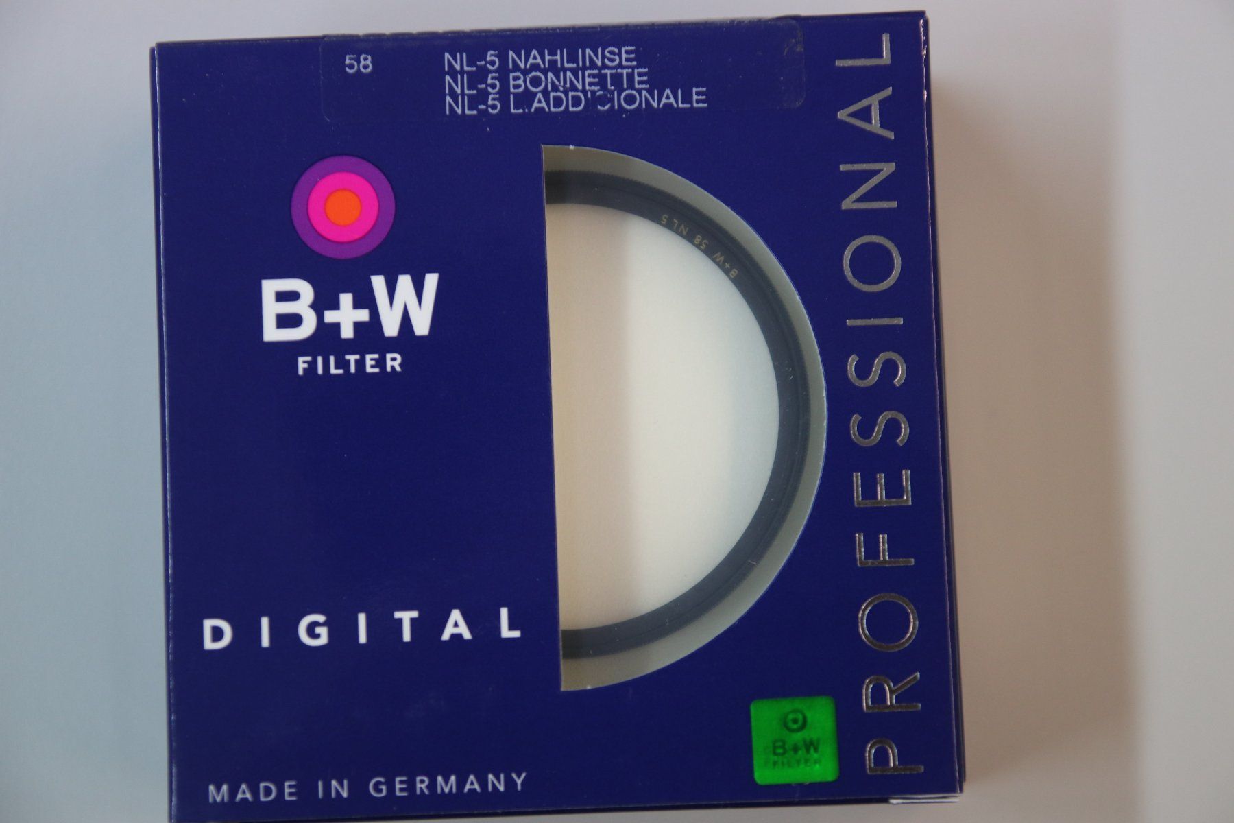 Filtri: B+W Nahlinse NL-5 / 58mm – Nuovo e nell'imballaggio originale da Zofingen venduto da OWYSSAG