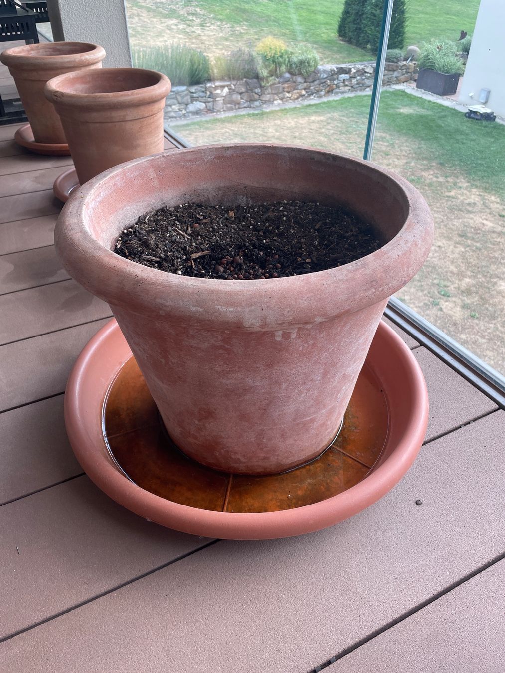 Vasi per fiori: Terracotta Topf aus Siena – Usato da Zizers venduto da Ladina 2