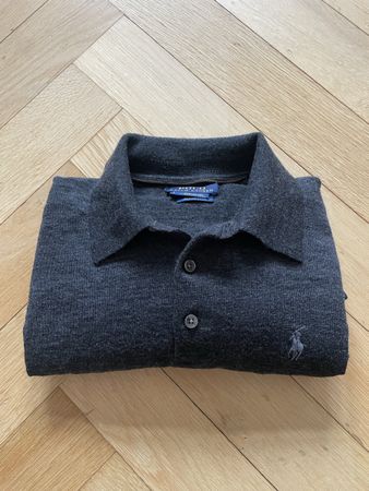 Polo Ralph Lauren Pullover / Polo-Shirt, Gr. S, Merinowolle