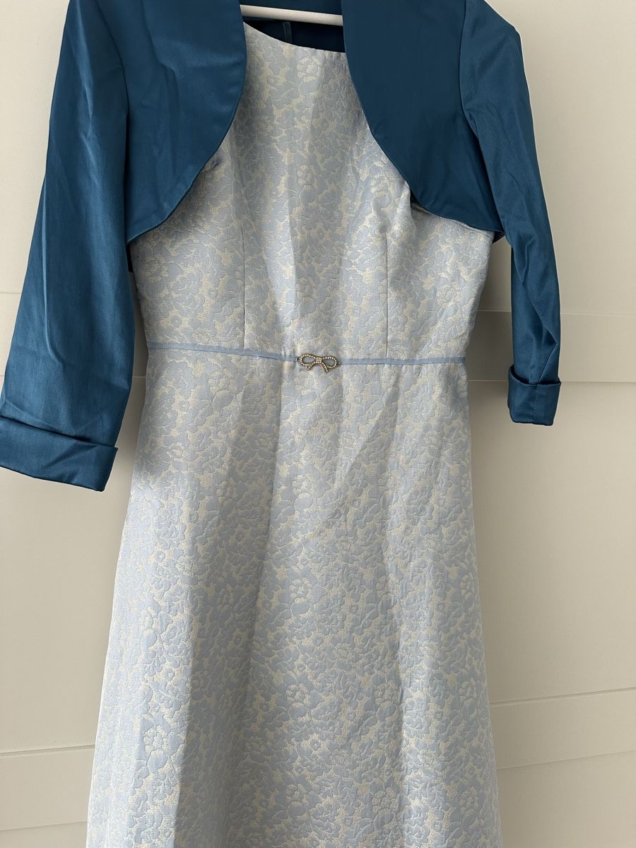Vestiti: Elegantes Kleid hellblau/silber – Usato da Sevelen venduto da mar_gq8k 8