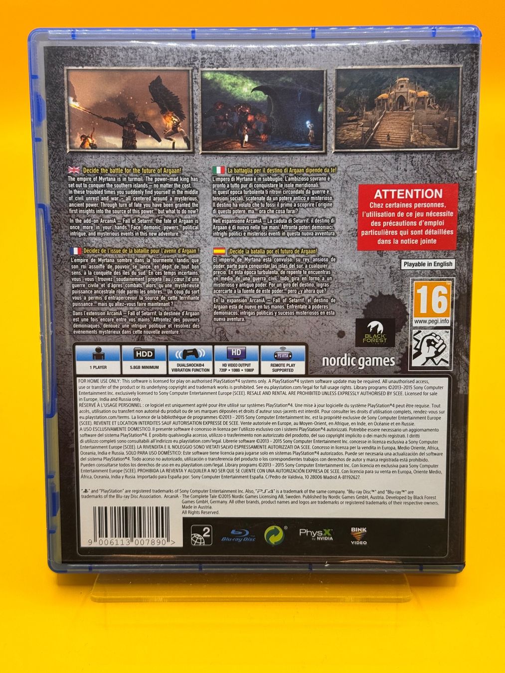 Sony Jeux: Arcania: The Complete Tale - PS4 – D'occasion à Oberwil b. Zug par silver2024 1