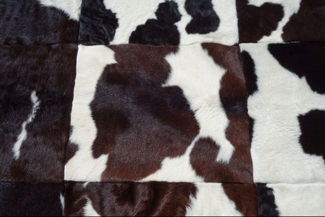 Tapis: Kuhfellteppich/Decke, Patchwork, einzigartig, 240x240cm – D'occasion à Trimbach par Dubuladu 3
