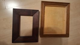 2 Vintage  Bilderrahmen  Holz,ohne Glas