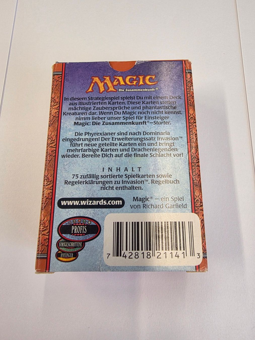 Magic The Gathering Cartes à collectionner: MTG Deck-Box Invasion - nur Schachtel – D'occasion à Mörigen par Gadgeteer 1