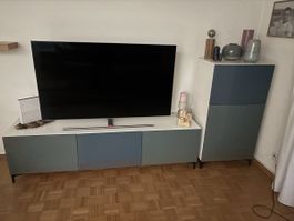 IKEA BESTÅ Kombination mit Glasabdeckungen 