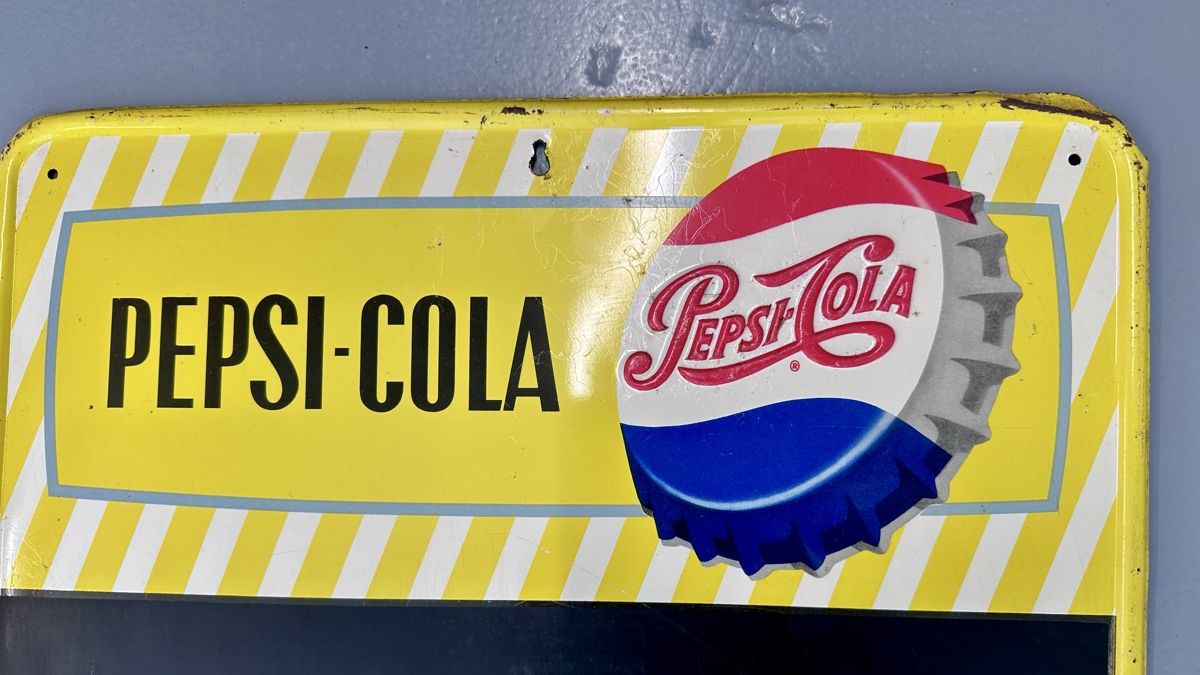 Pepsi Insegne: Pepsi Cola Werbeschild – Usato da Muttenz venduto da topi68 2