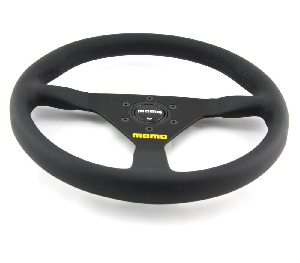 Tutti pezzi di ricambio auto: Momo Leder Sportlenkrad Modell MOD. 78 3 – Nuovo e nell'imballaggio originale da Moers venduto da BMS-Racing 4