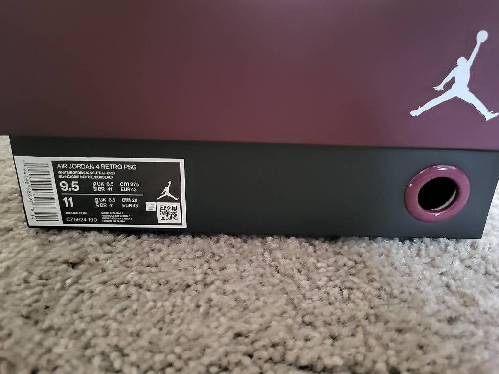 Jordan Scarpe da uomo: Air Jordan Retro 4 PSG Grösse 43 – Nuovo (secondo la descrizione) da Langenthal venduto da Dave26-91 4