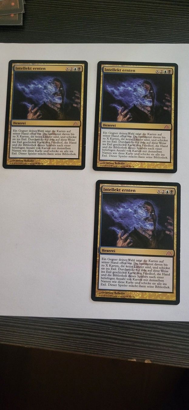 Magic The Gathering Carte collezionabili: MTG - Intellekt ernten – Usato da Münsingen venduto da Heroism2010