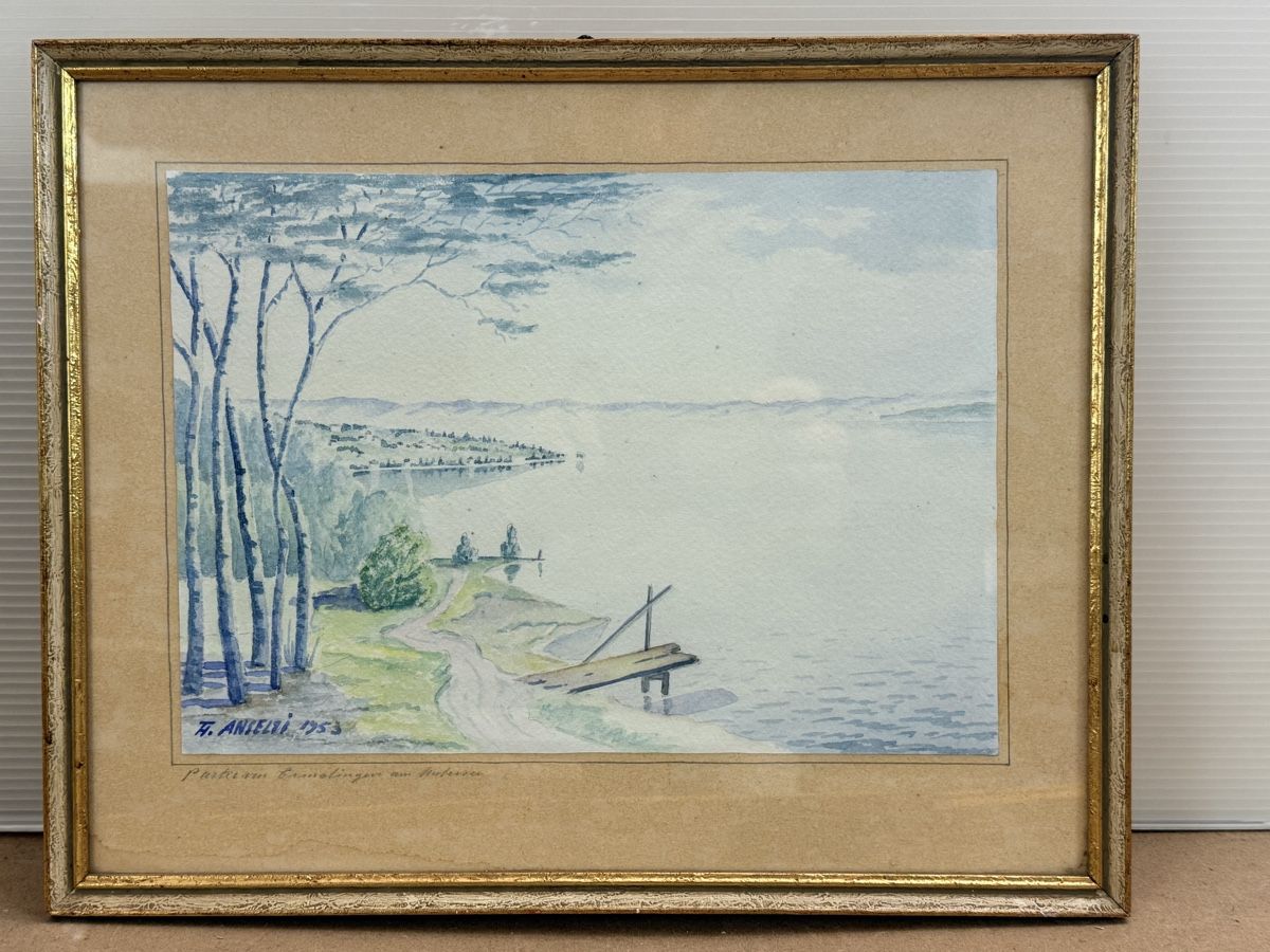 Dipinti: Hans Anselti 1953- Aquarell – Usato da Solothurn venduto da NUVICO 2