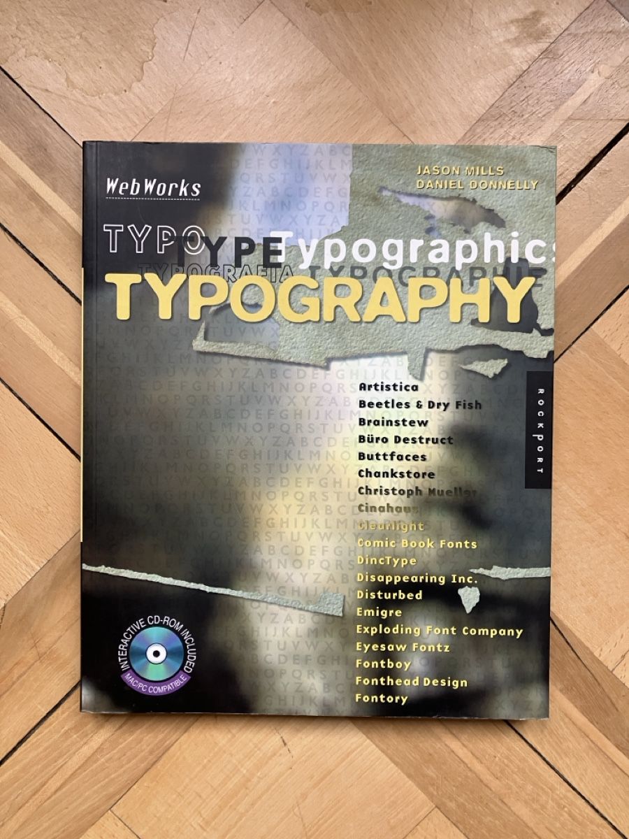Libri: Typografie Buch: WebWorks TYPOGRAPHY mit CD-ROM! – Usato da Zürich venduto da kriszardo