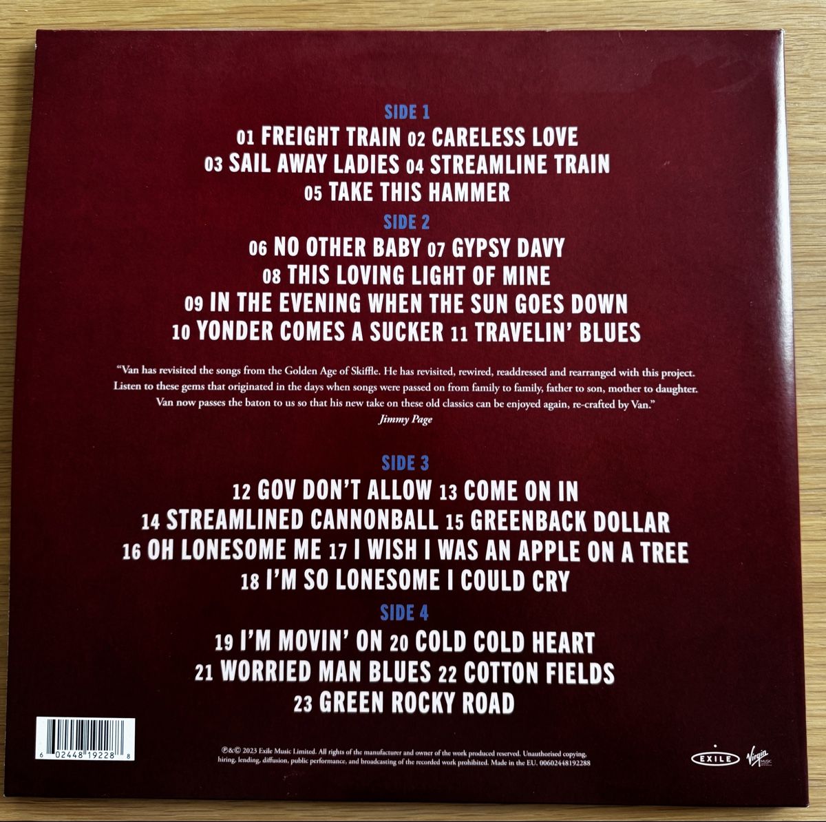 Dischi in vinile: LP Van Morrison - Moving On Skiffle – Usato da Tuggen venduto da Ainslie-Man 1