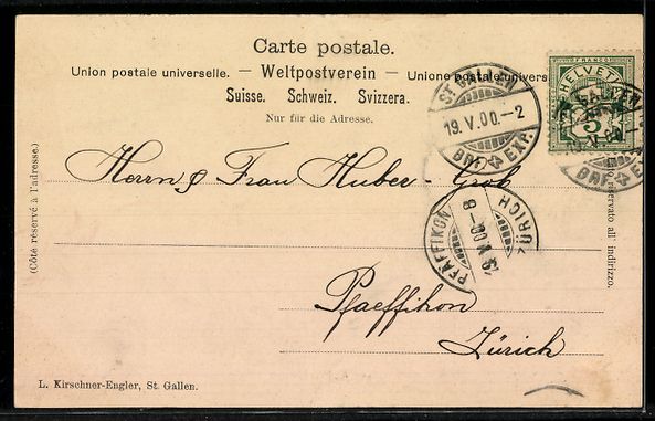 Cartes postales: AK St. Gallen, Altes Kloster – D'occasion à Berlin par bartko-reher 1