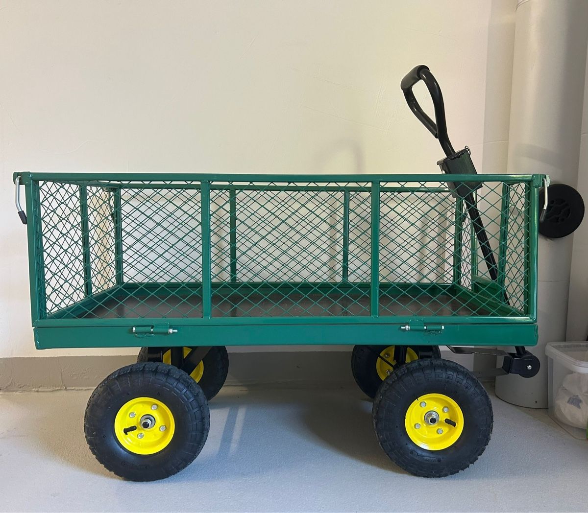 Veicoli per bambini: Bollerwagen grün mit Plane – Nuovo (secondo la descrizione) da Root venduto da chugelrund