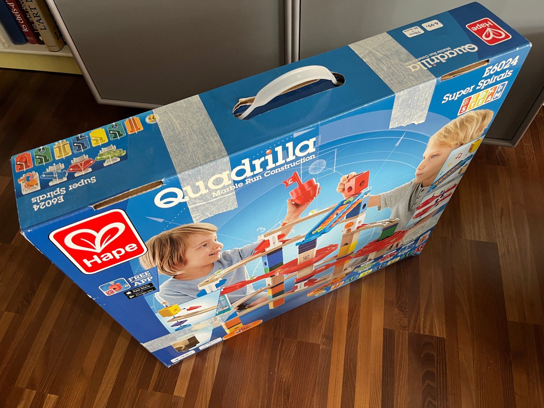 Hape Giochi: Kugelbahn Hape Quadrilla Super Spirals E6024 – Usato da Zürich venduto da khokle 4