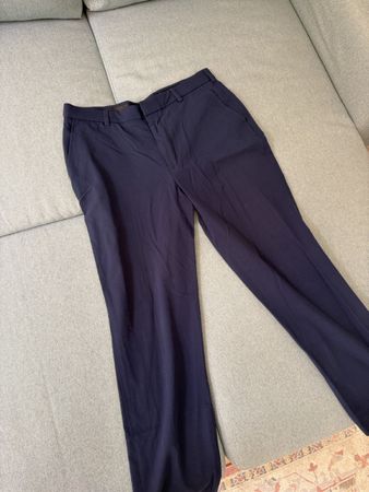 Men's Trousers Navy Blue Size L Good Condition